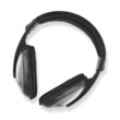 headphones white background