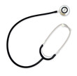 Foto: stethoscope white background stethoscope white background