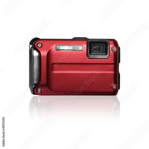 Photo: compact camera white background compact camera white background