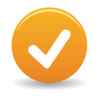 Illustration: Bouton valider orange Bouton valider orange