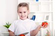 girl cooking vegetables