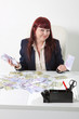 book-keeper with a lot of money