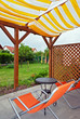 Terrasse Liegestuhl Garten