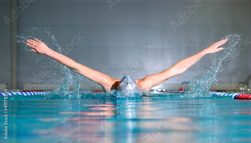 Photo: butterfly stroke butterfly stroke