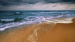 seascape. sky, sea and beach.
