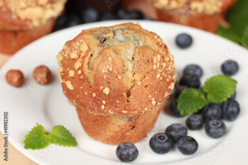 Photo: Blaubeer-Muffins Blaubeer-Muffins
