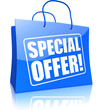 shopping bag SPECIAL OFFER, blue