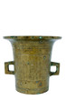 copper mortar isolated