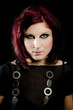 Foto: Wild girl with intense eyes Wild girl with intense eyes