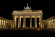 Nachts in Berlin Brandenburger Tor