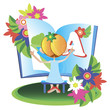 illustrated alphabet illustrated alphabet