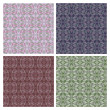 Modern Victorian Pattern in Cool Colors