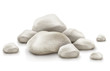 pile of stone isolated on white background. Vector