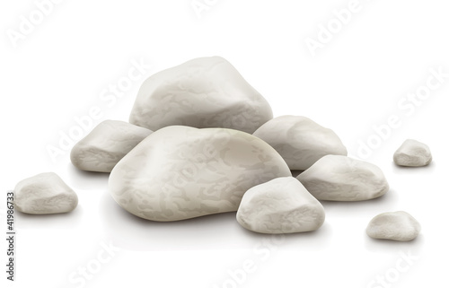 Vektor: pile of stone isolated on white background. Vector pile of stone isolated on white background. Vector