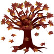 Fall Season Autumn Tree Illustration Fall Season Autumn Tree Illustration