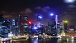 Video: Cityscape at night. Time lapse. Singapore Cityscape at night. Time lapse. Singapore