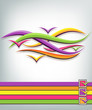 Abstract background with multicolored stripes Abstract background with multicolored stripes