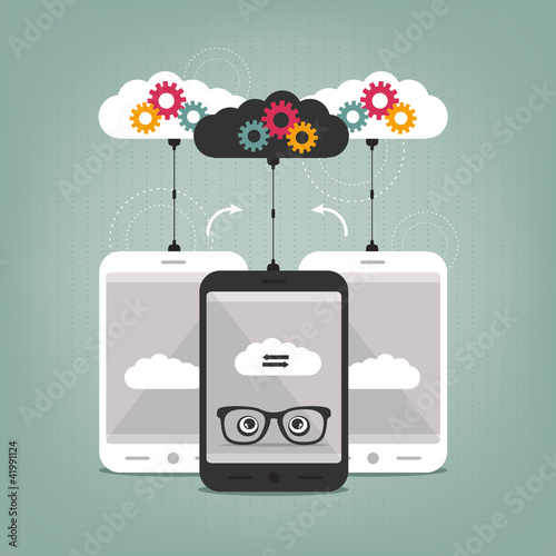 Vector: smart phones concept smart phones concept