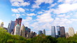 Manhattan skyline from Central Park time lapse, New York City