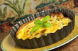 Eggs and bacon tart