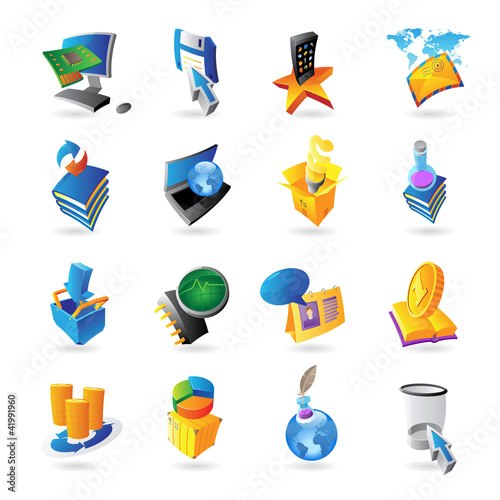 Vektor: Icons for technology Icons for technology