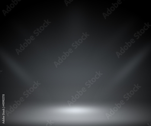 Illustration: Dark Spotlight Room Background Dark Spotlight Room Background