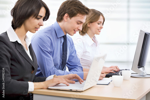 Photo: Young business collegues Young business collegues