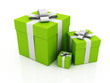 gift boxes.