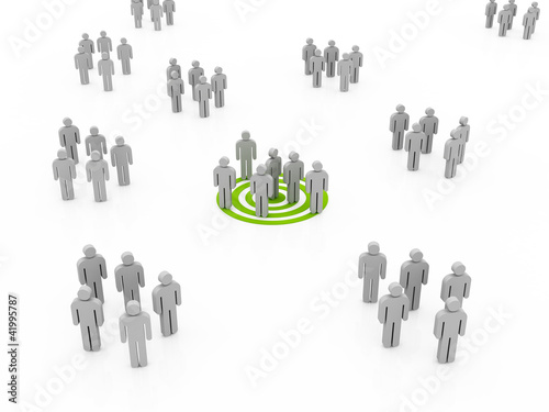 Illustration: Business people Network Business people Network