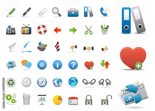 Vector: Icons Set for Web Applications & Internet - Vector Icons Set for Web Applications & Internet - Vector