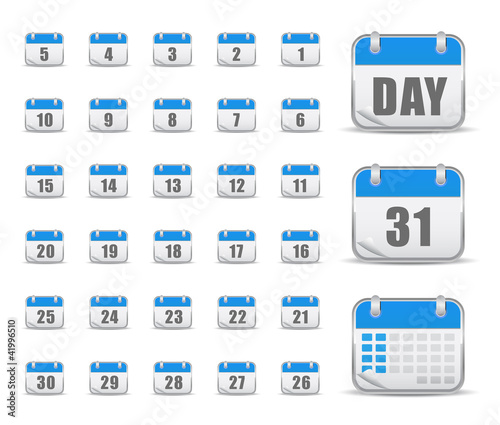 Vector: Website icons, calendar icons, icons Set, web buttons Website icons, calendar icons, icons Set, web buttons