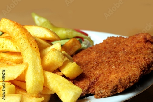 Foto: viennese style schnitzel menu viennese style schnitzel menu