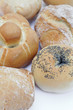 diversi tipi di pane_sfondo bianco diversi tipi di pane_sfondo bianco