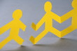 Broken Chain of Paper People