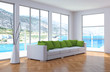 Weisses Sofa in Strandvilla 2