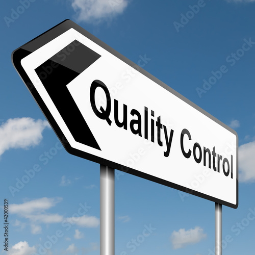 Photo: Quality control concept. Quality control concept.