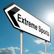 Extreme sports concept.