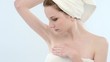 Video: Beautiful young woman caressing her armpit; Full HD Photo JPEG Beautiful young woman caressing her armpit; Full HD Photo JPEG