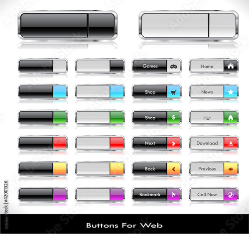 Vector: Web buttons pack Web buttons pack