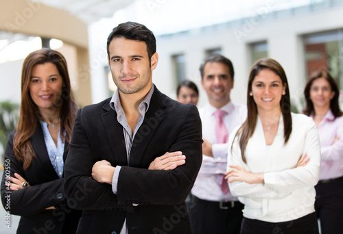 Photo: Business group at the office Business group at the office