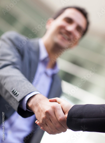 Photo: Business handshake Business handshake