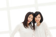 Beautiful young women. Portrait of asian.