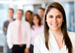 Foto: Woman leading business team Woman leading business team