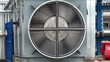 A huge fan at Gas processing plant. A huge fan at Gas processing plant.