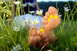 young woman enyoing sunshine_feet