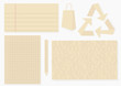 recycled paper design elements recycled paper design elements