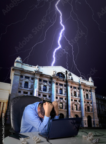 Photo: Italian financial crisis Italian financial crisis