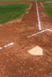 Baseball Field at Home Plate