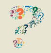 Question Mark Created Out of Question Marks