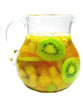 Foto: punch cocktail drink with fruit punch cocktail drink with fruit